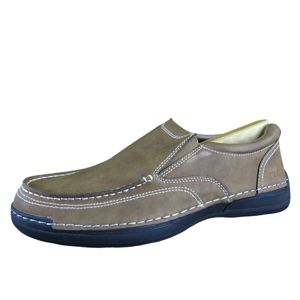 Izod Men Charlie Loafer Brown Synthetic Size 10.5 Medium Gently Used 2025
